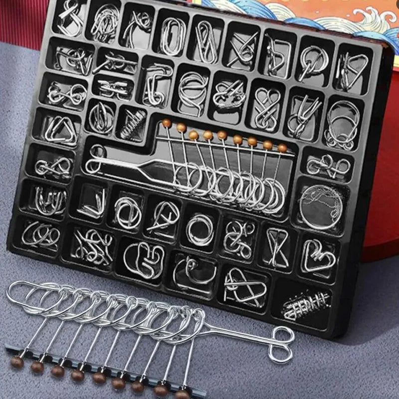 CowLost | product_id-disentanglement-iron-link-metal-puzzle-brain-teaser-iq-educational-toy |5