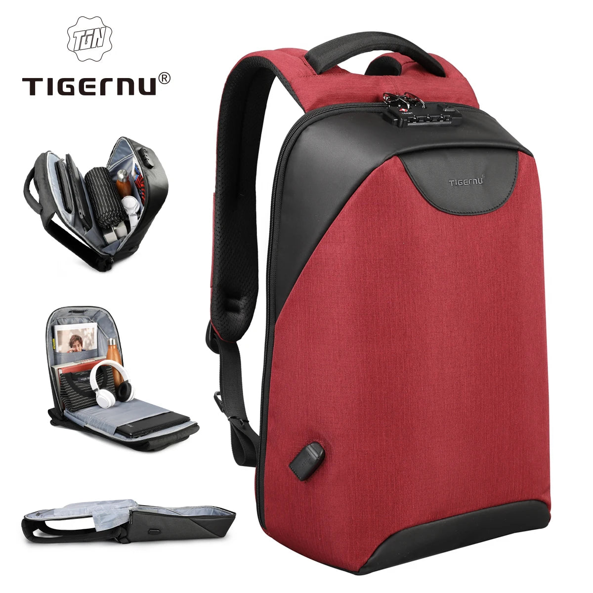 CowLost | tigernu-no-key-anti-theft-tsa-lock-fashion-women-backpacks-15-6inch-usb-charging-laptop |27