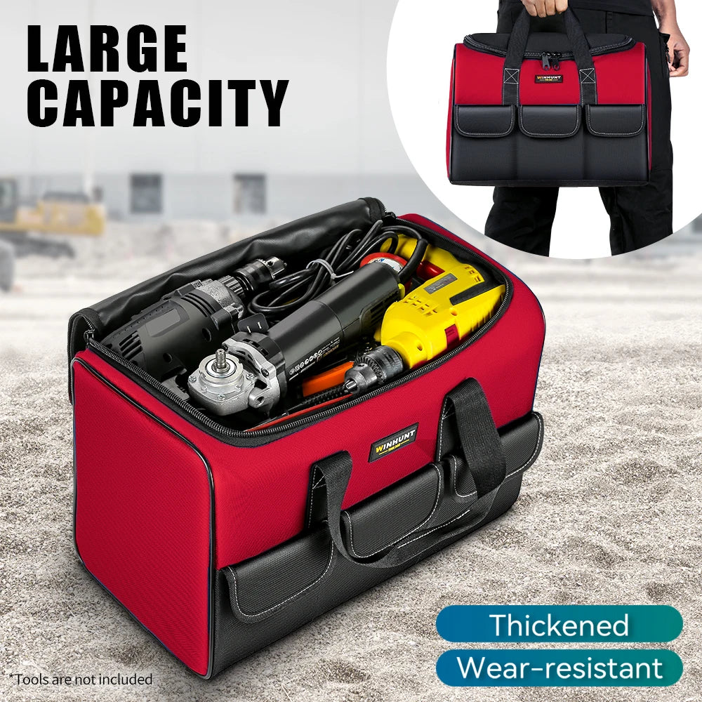 CowLost | product_id-heavy-duty-17-tool-bag-wide-mouth-tote-for-electrician-carpenter-mechanic |1