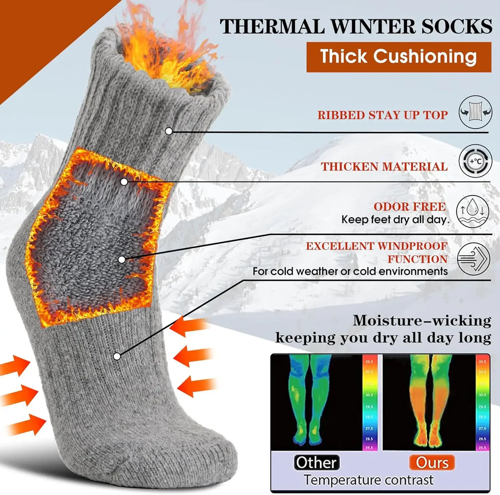 CowLost | sporting-goods-merino-wool-thermal-boot-socks-for-women |3