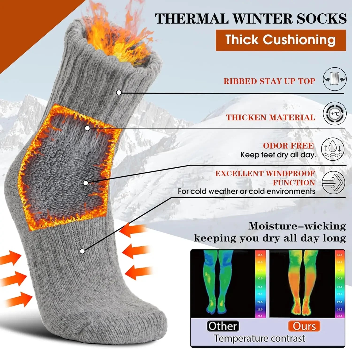 CowLost | sporting-goods-merino-wool-thermal-boot-socks-for-women |3