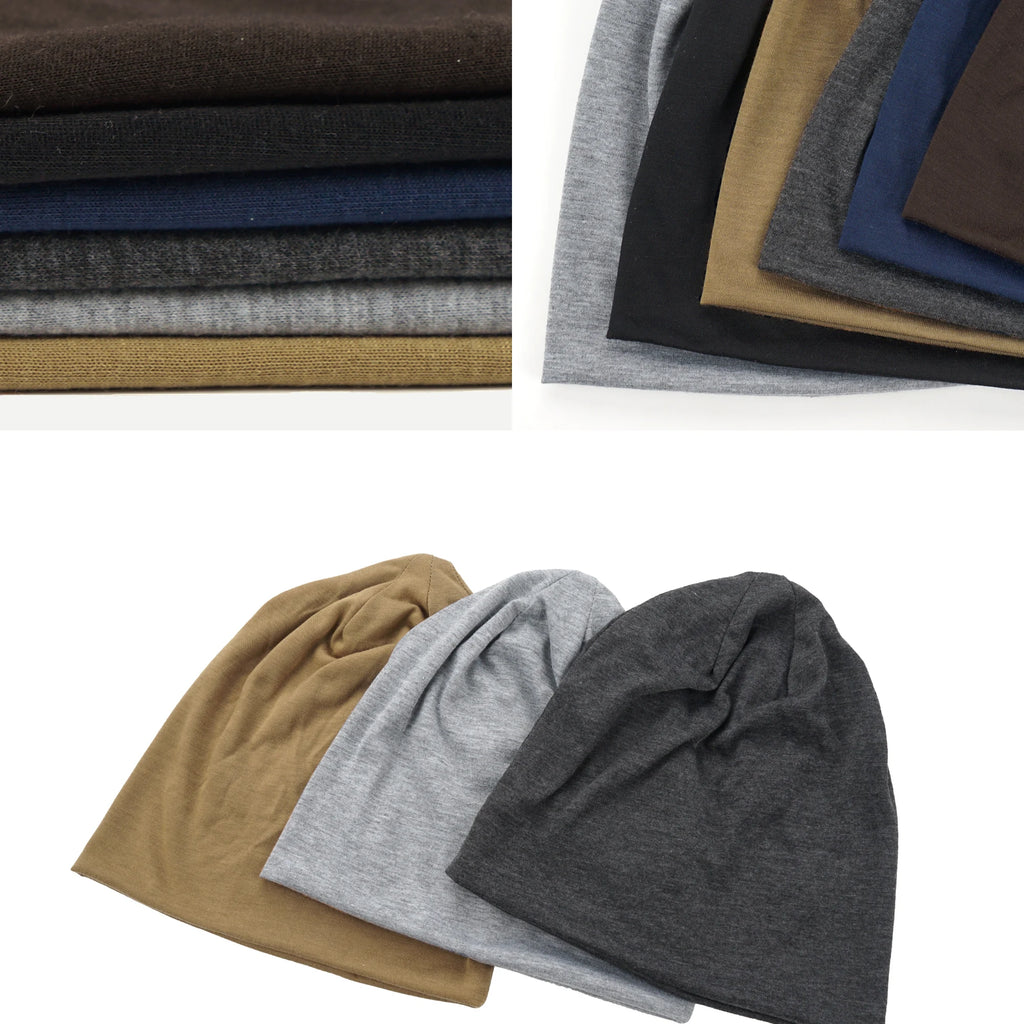 CowLost | 1pack-solid-color-unisex-men-women-slouchy-beanie-hip-hop-soft-cap |14
