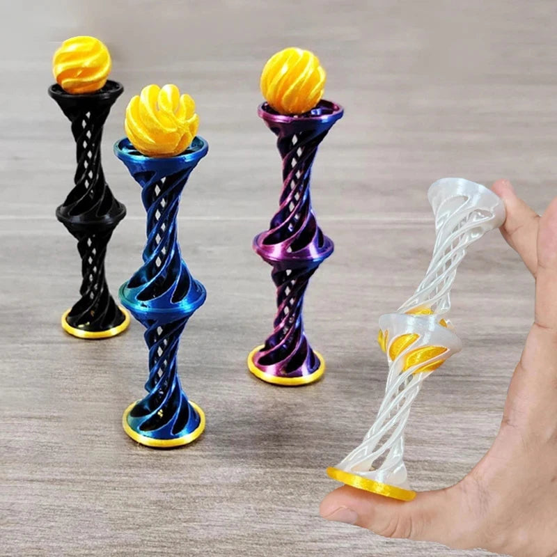 CowLost | product_id-3d-printed-double-layer-helical-tree-impossible-pyramid-fidget-toy-for-kids-decompression-desk-ornament |2