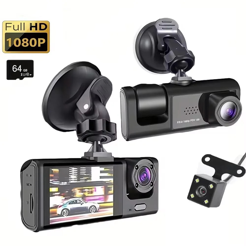 CowLost | product_id-baideluo-3-camera-1080p-dash-cam-with-ir-night-vision-2-ips-screen-loop-recording-dvr |17