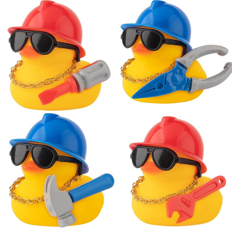 CowLost | product_id-car-dashboard-rubber-duck-decoration-construction-worker-duck-with-tool-hard-hat-glasses |7