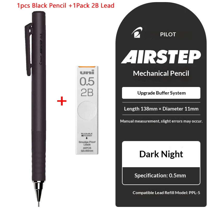 CowLost | product_id-pilot-airstep-has-15-0-5mm-mechanical-pencil-auto-lead-advance-colorful-barrel-stable-writing |35