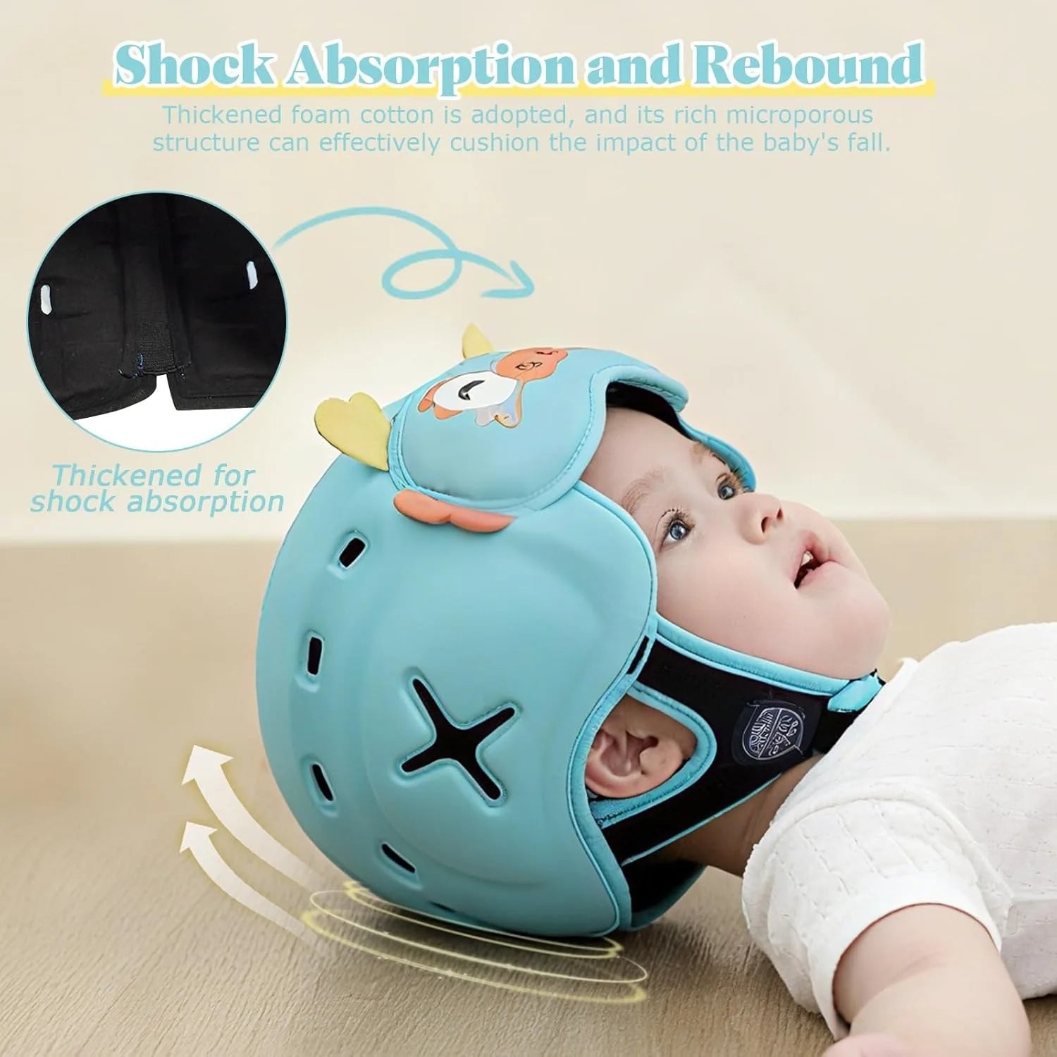 CowLost | mambobaby-guard-hat-cn-dragon-safe-anti-shock-baby-helmet |3