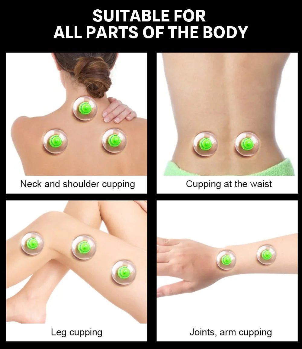 CowLost | 6pcs-vacuum-cupping-sets-with-pumping-gun-suction-cups-back-massage |2