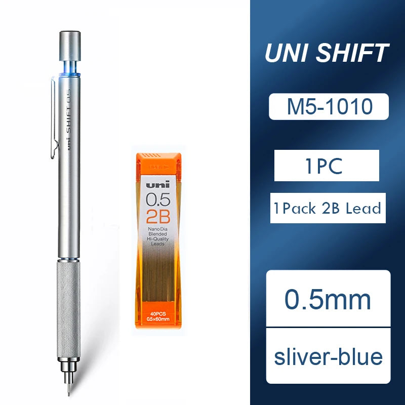 CowLost | product_id-uni-metal-mechanical-pencil-shift-0-3-0-9mm-japanese-stationery-low-center-of-gravity |22