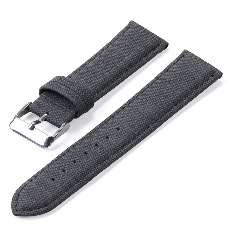 CowLost | product_id-denim-pattern-nylon-watchband-10-22mm-for-casio-seiko-vintage-unisex-strap |10