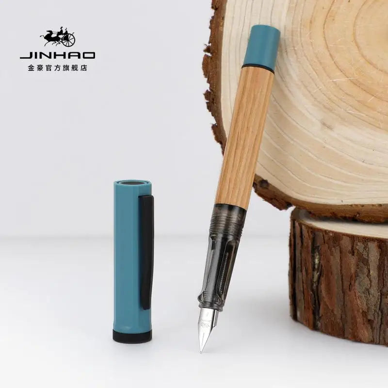 CowLost | product_id-jinhao-wooden-fountain-pen-58-with-replaceable-ink-sac-for-calligraphy |3