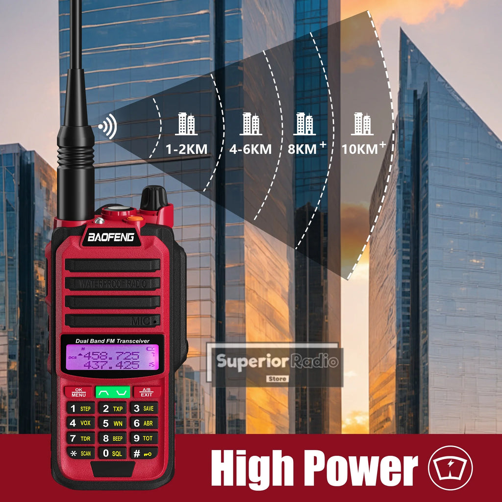 CowLost | mobile-phone-cases-baofeng-uv-68-pro-max-v2-walkie-talkie-ip67-waterproof-usb-c-charger-long-range-fm-radio-128-channels |12