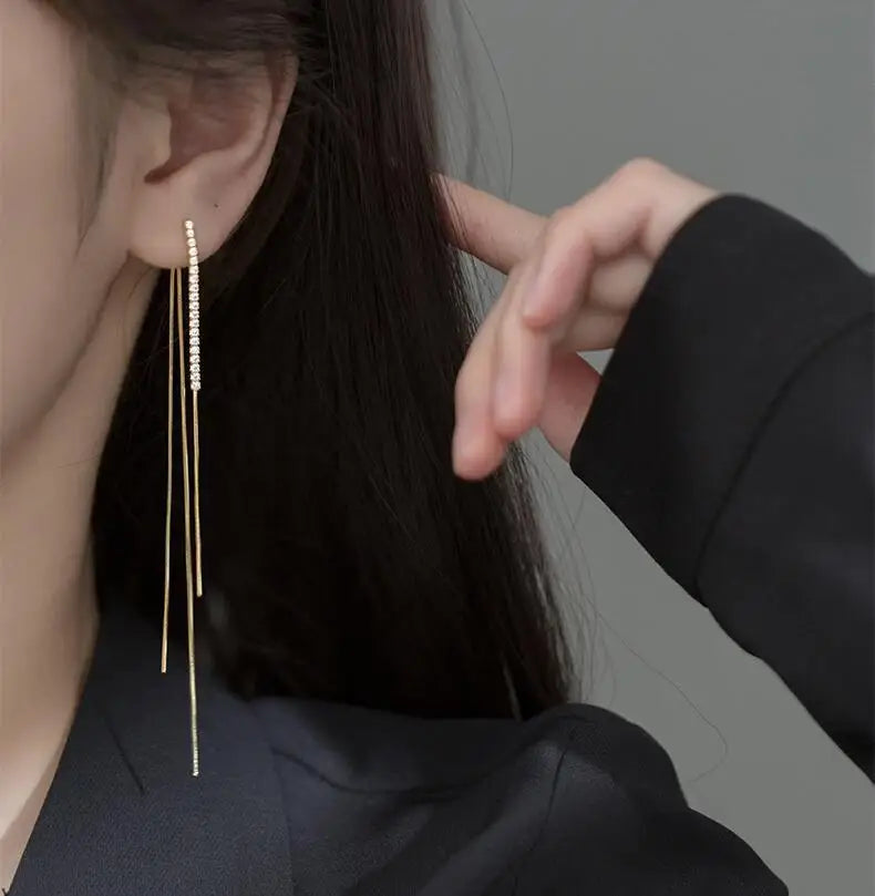 CowLost | vintage-long-tassel-geometric-square-drop-earrings-for-women |51