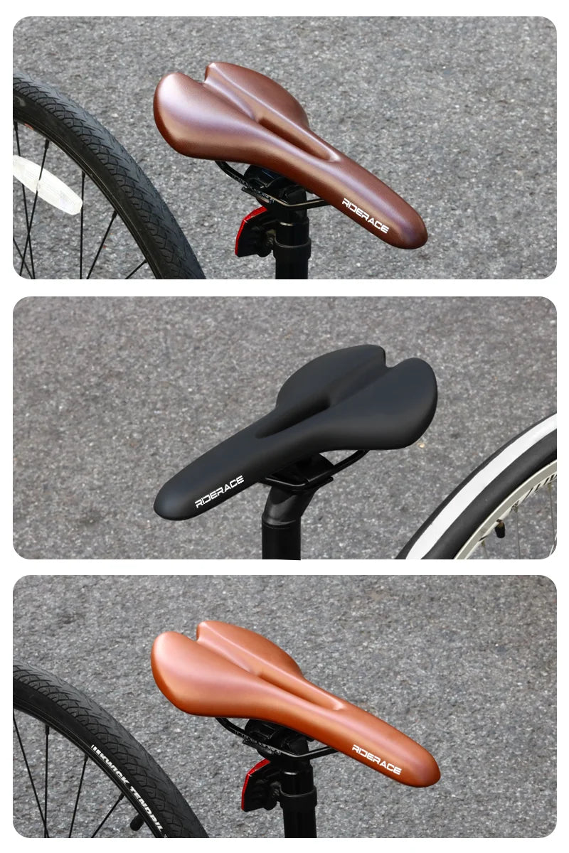 CowLost | riderace-bicycle-saddle-hollow-cycling-seat-for-men-women-soft-pu-leather-comfortable-shock-absorbing-mtb-road-bike-cushion |5