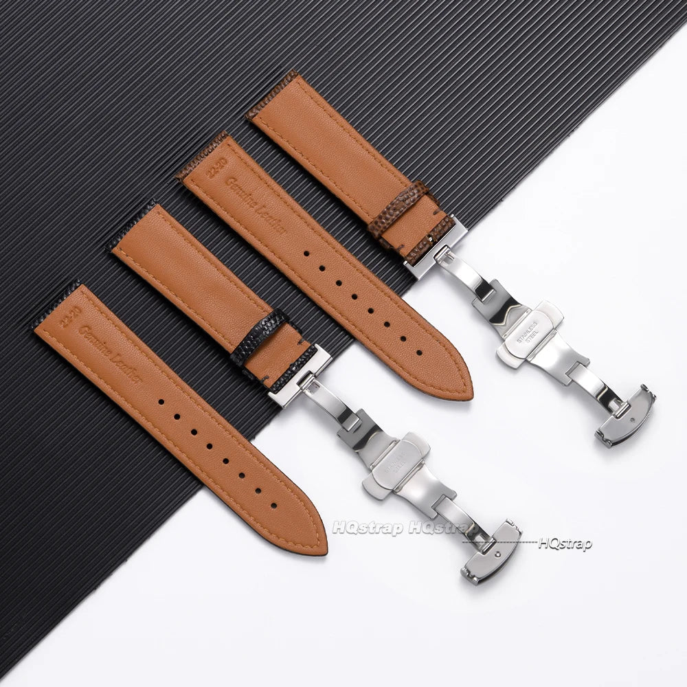 CowLost | product_id-calfskin-lizard-pattern-leather-watchband-14-22mm-with-secure-butterfly-buckle |4