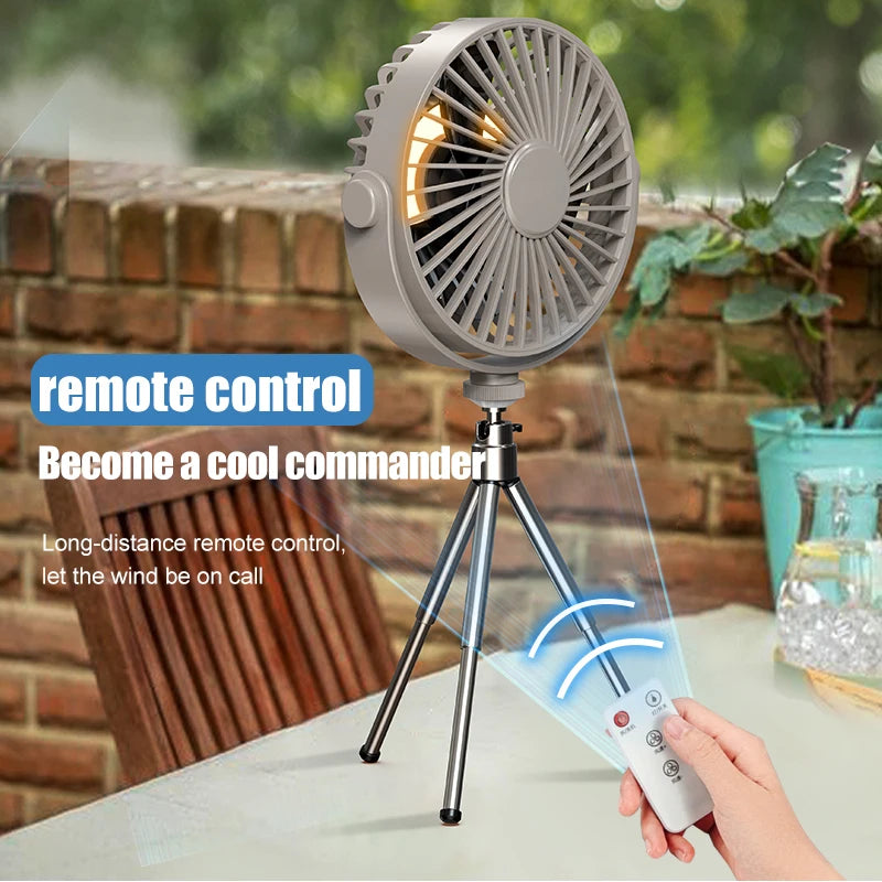 CowLost | product_id-usb-rechargeable-tripod-desk-fan-with-air-cooling-blower-and-night-light-for-camping-and-ceiling-use |1