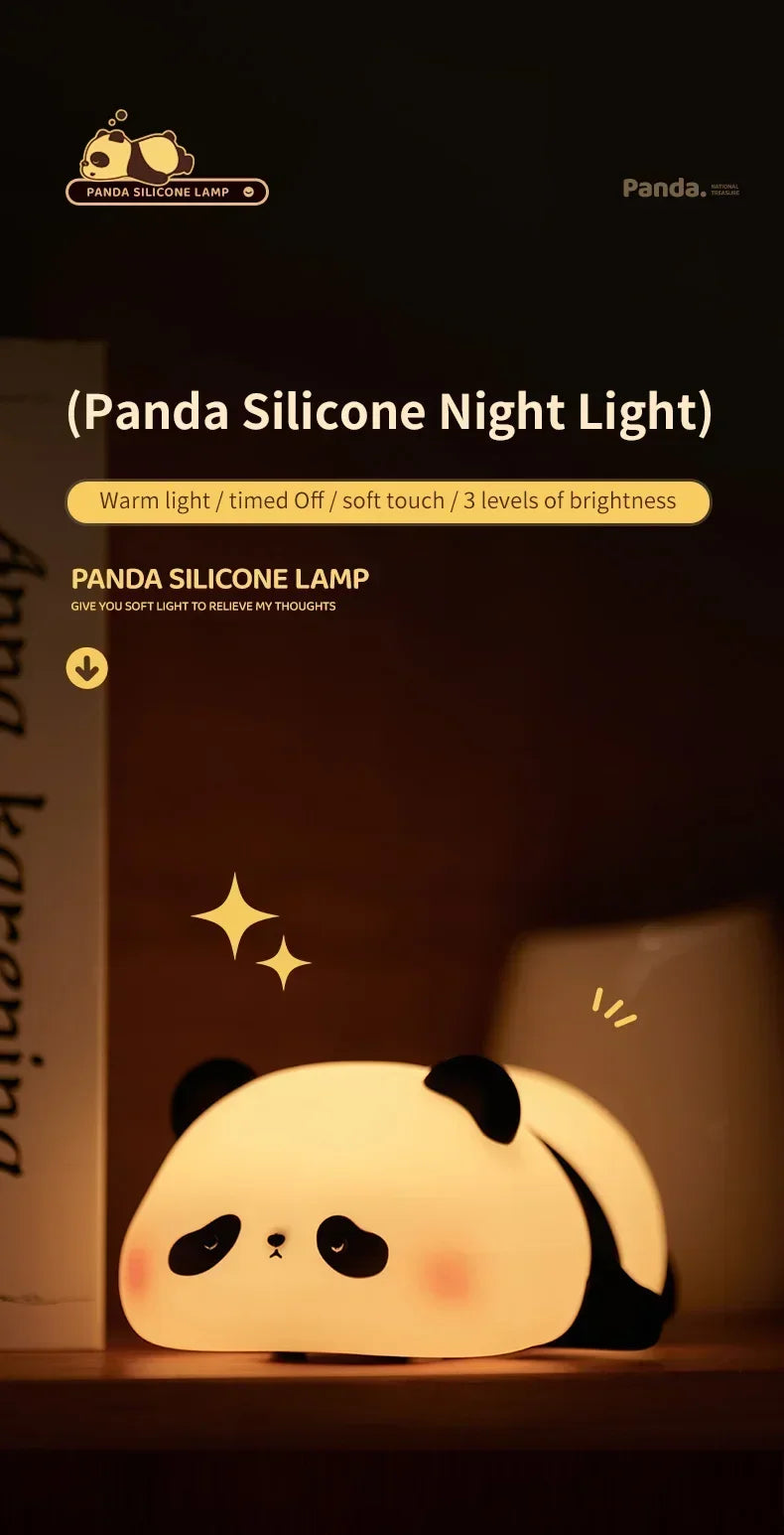 CowLost | product_id-rechargeable-panda-silicone-led-night-light-with-timer-for-kids-bedroom-gift |7