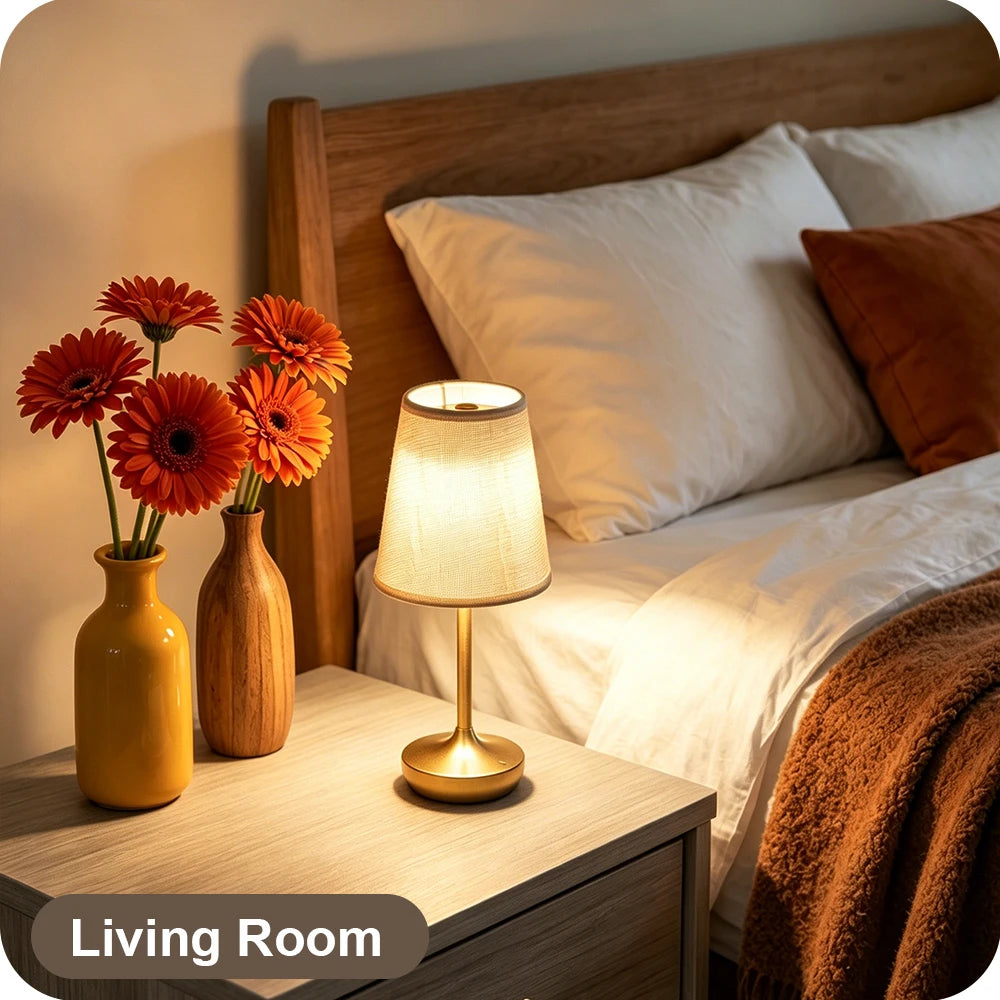 CowLost | product_id-rechargeable-dimmable-led-table-lamp-with-usb-and-fabric-shade-for-bedroom-bedside |15