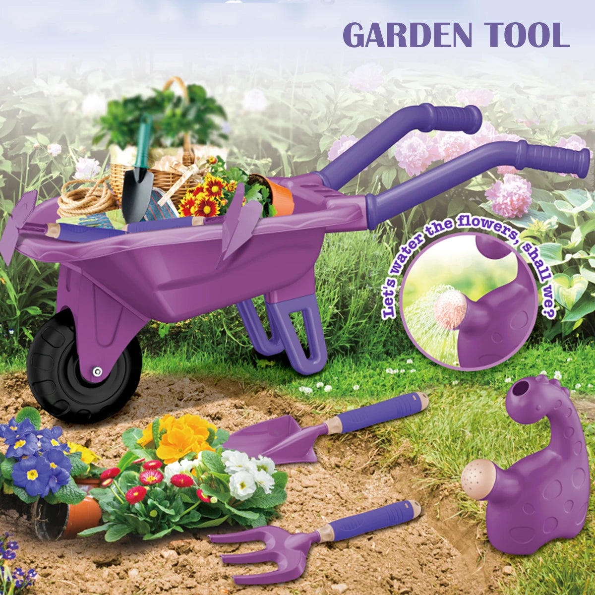 CowLost | product_id-kids-gardening-tool-set-with-cart-apron-gloves-outdoor-garden-toys-for-boys-and-girls |2