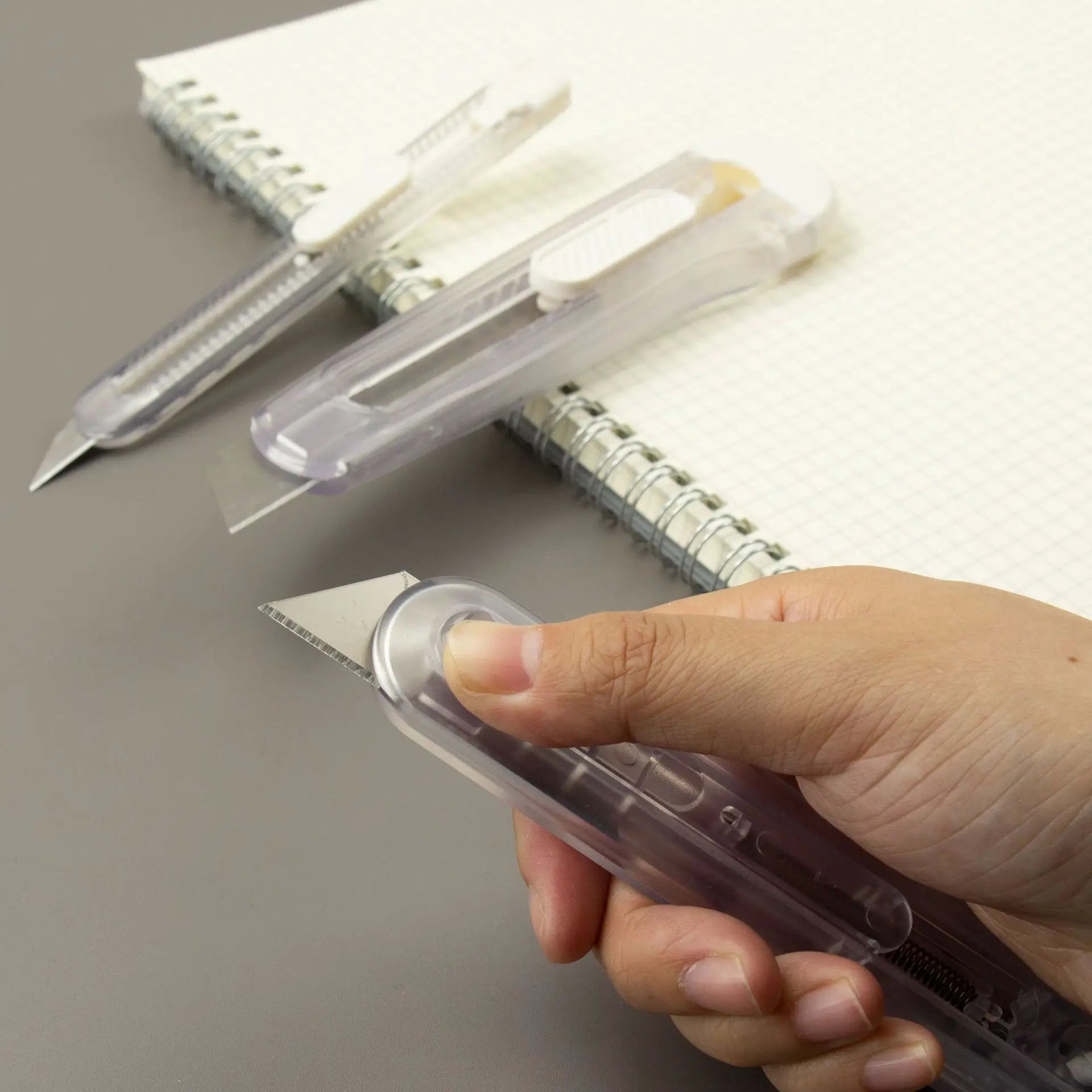 CowLost | product_id-ins-transparent-retractable-utility-knife-small-box-cutter-for-wallpaper-and-paper-cutting |4