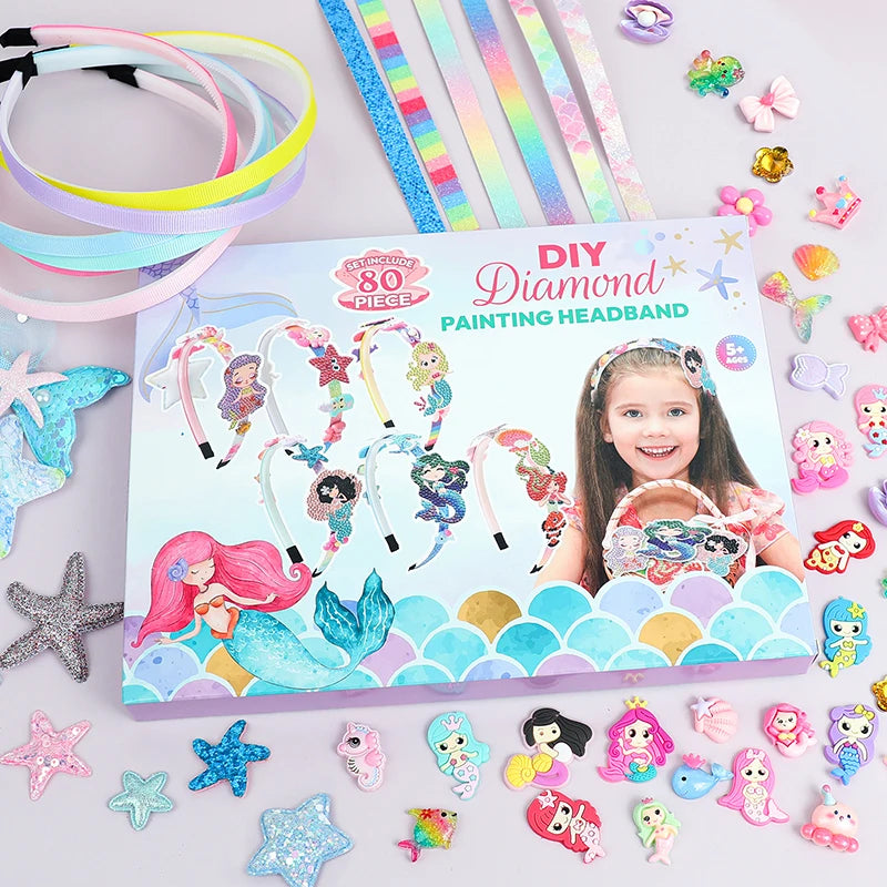 CowLost | product_id-diy-hair-accessories-headband-making-kit-for-girls-arts-and-crafts-gift |5