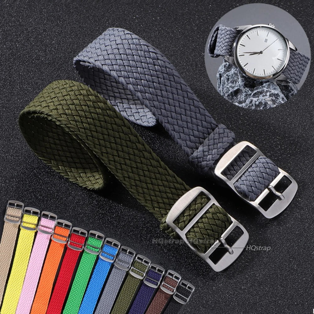 CowLost | product_id-woven-nylon-perlon-watch-strap-14-22mm-adjustable-sport-wristband-for-men-women |7