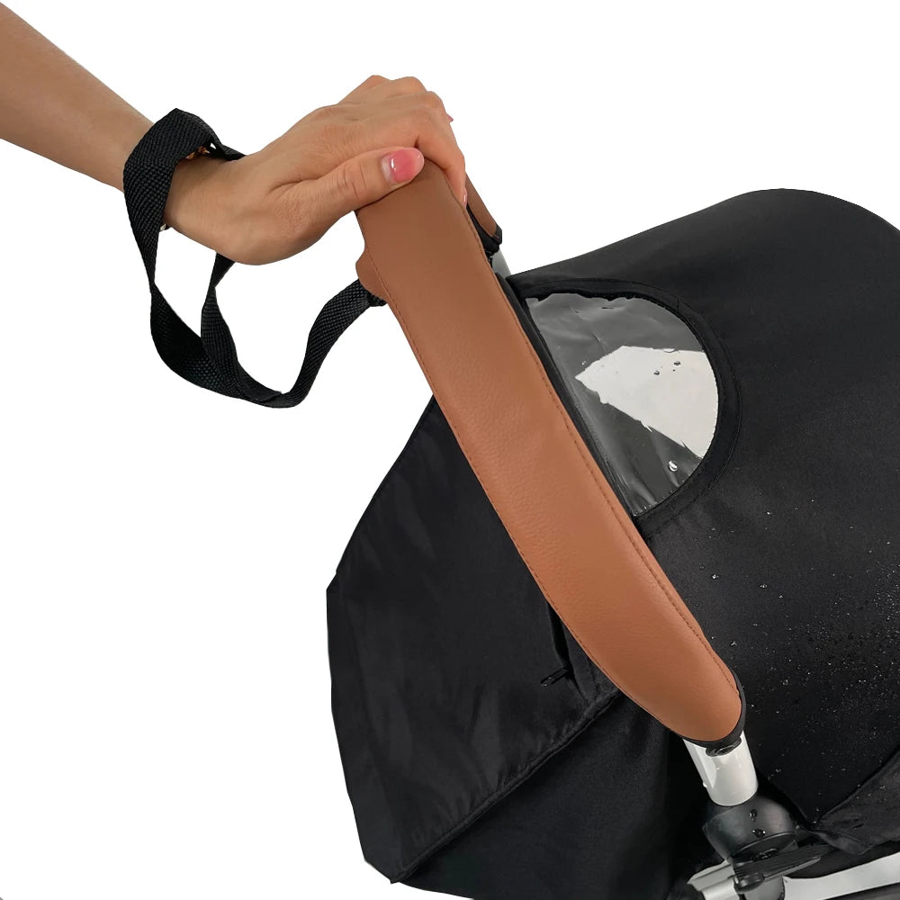 CowLost | baby-stroller-accessories-leather-protective-case-cover-and-armrest-bumper-bar-handrail-handle |1