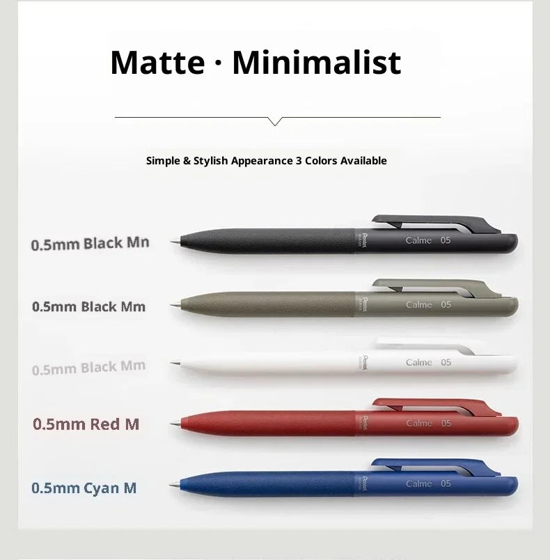 CowLost | product_id-pentel-calme-multi-color-noise-reduction-gel-pen-with-ergonomic-design |12