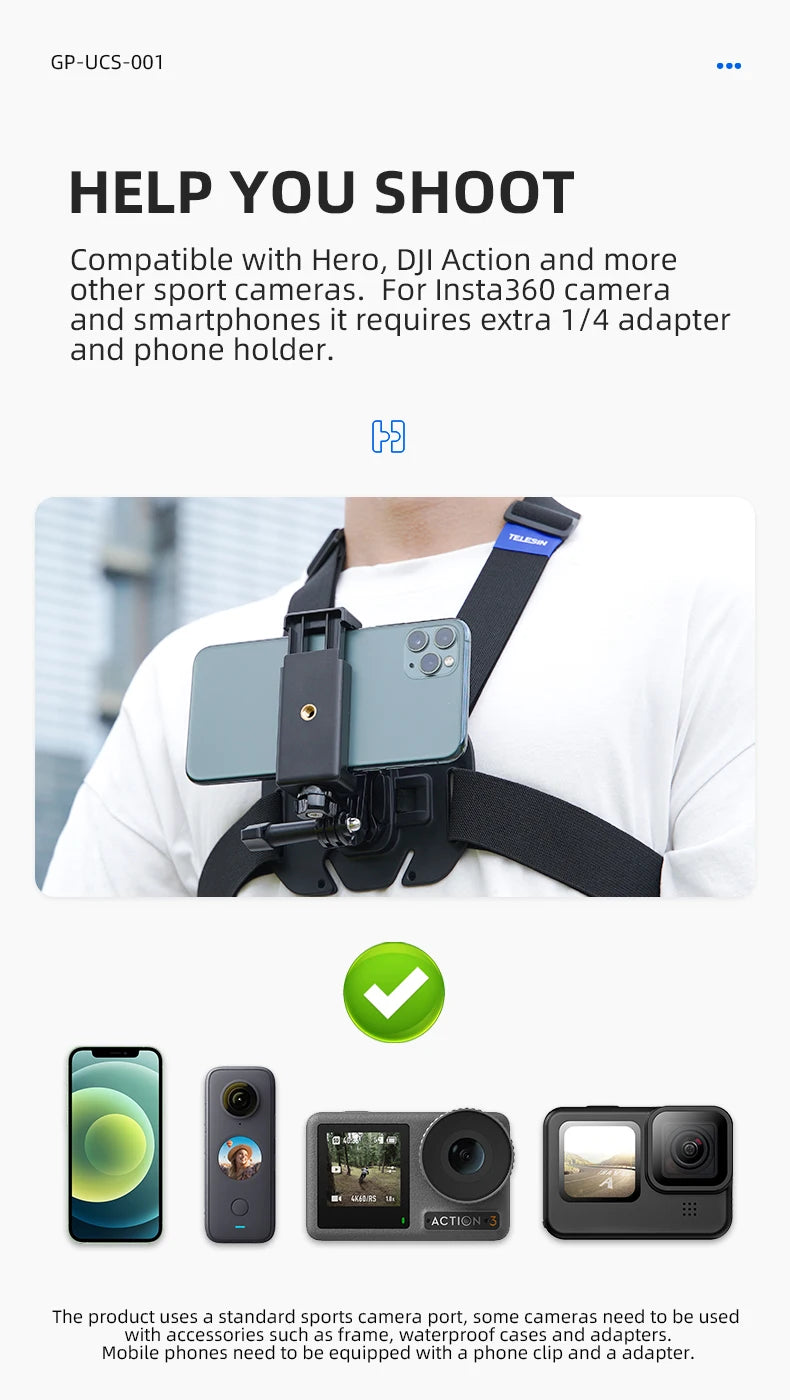 CowLost | telesin-quick-release-chest-strap-mount |12