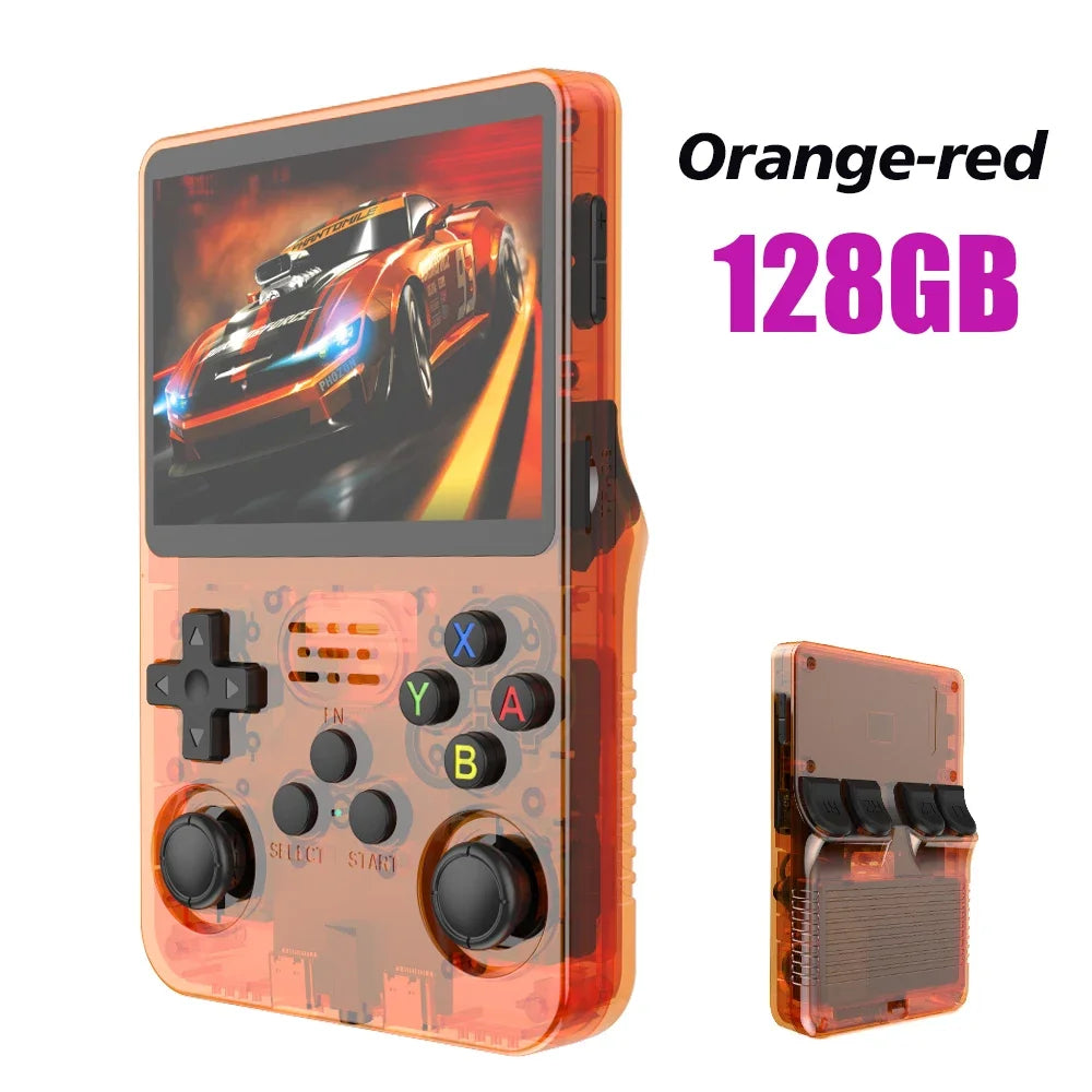 CowLost | game-timers-boyhom-r36s-retro-handheld-game-console-3-5-ips-screen-64gb-15000-games-linux-system |8