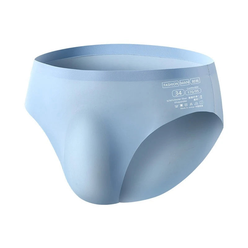 CowLost | mens-ice-silk-seamless-briefs-summer-ultra-thin-panty-transparent-sexy |25