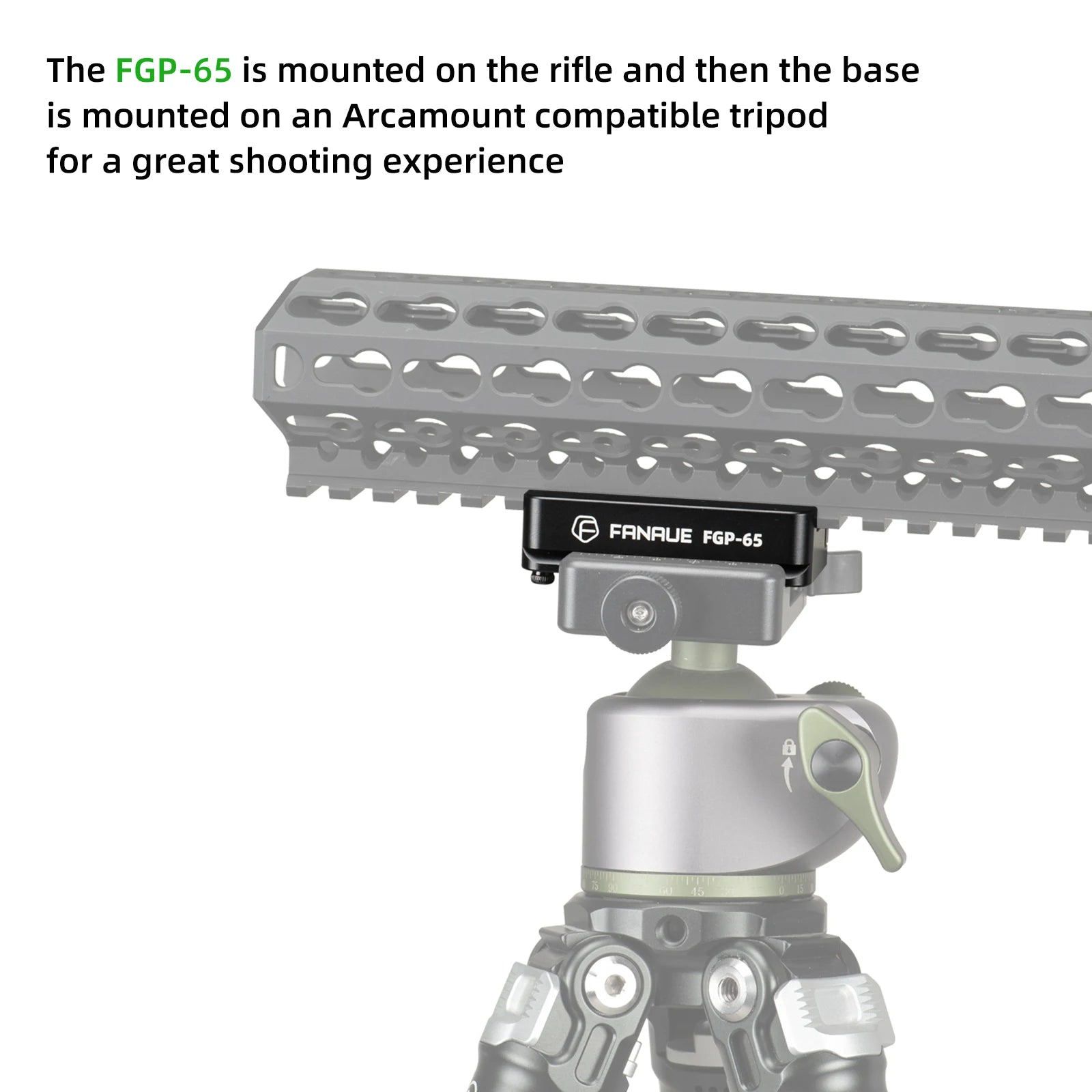 CowLost | product_id-fanaue-cnc-aluminum-picatinny-rail-plate-with-anti-slip-arca-swiss-tripod-adapter |8