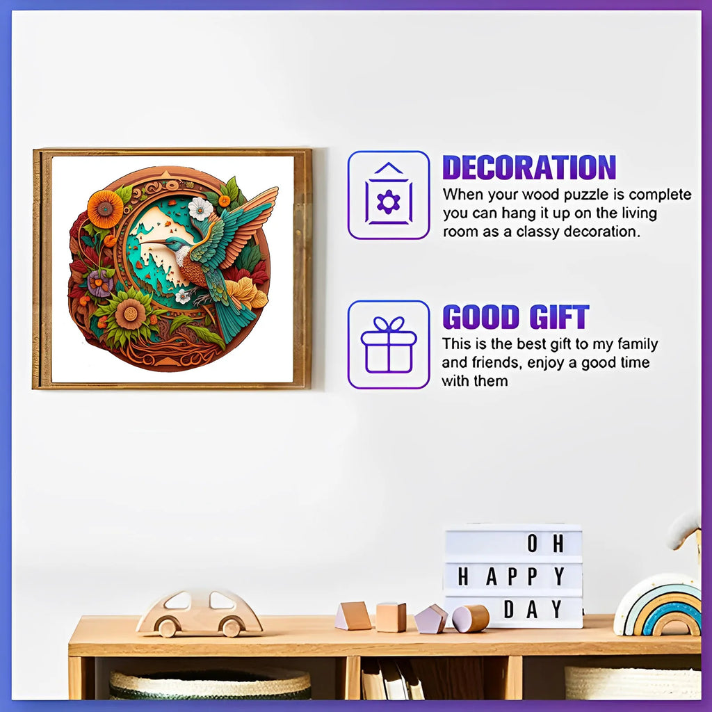 CowLost | product_id-bird-pattern-3d-wooden-animal-puzzle-brain-teaser-family-game-gift |4