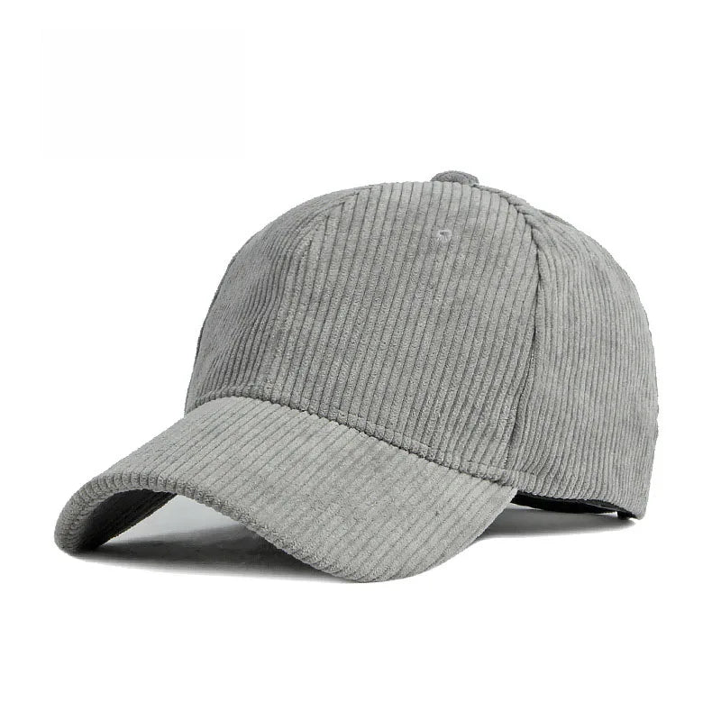 CowLost | corduroy-baseball-cap-for-women-men-new-cotton-solid-color-sunhat |25