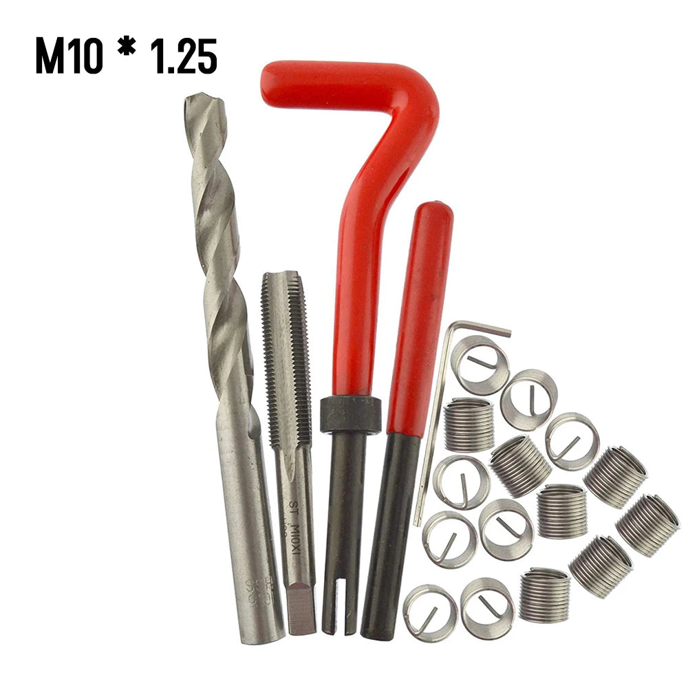 CowLost | product_id-15pcs-metric-helicoil-thread-repair-kit-m5-m14-m12x1-5-for-car-coil-tools |33