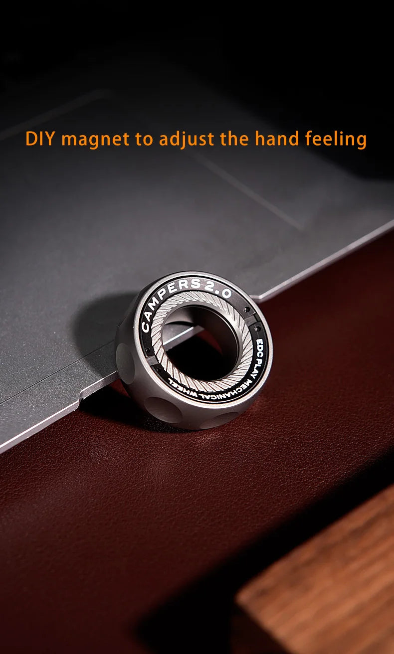 CowLost | product_id-magnetic-adjustable-stainless-steel-ratchet-decompression-edc-ring-toy-gift |9