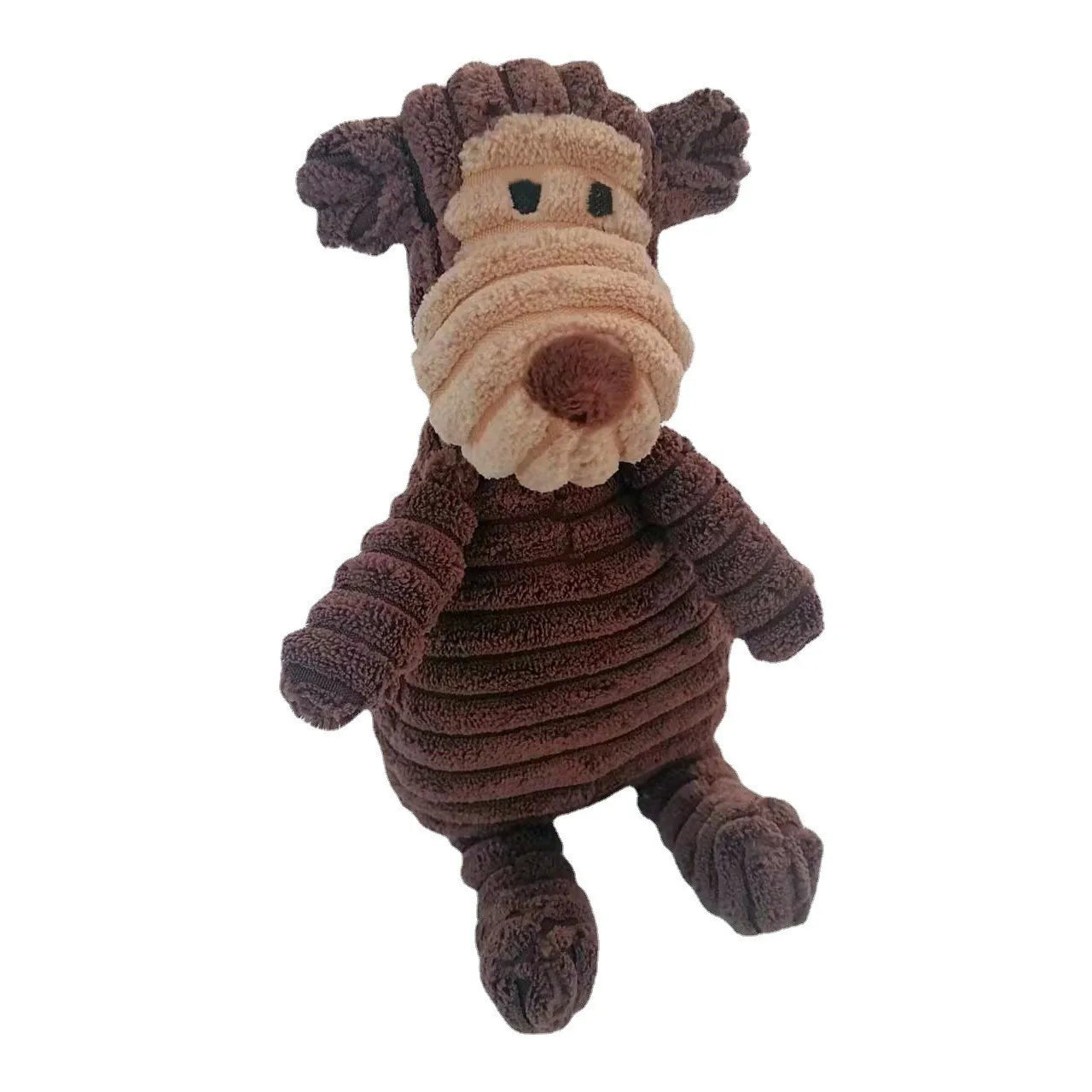 CowLost | dog-kennel-run-accessories-donkey-shape-corduroy-squeaky-dog-chew-toy |25