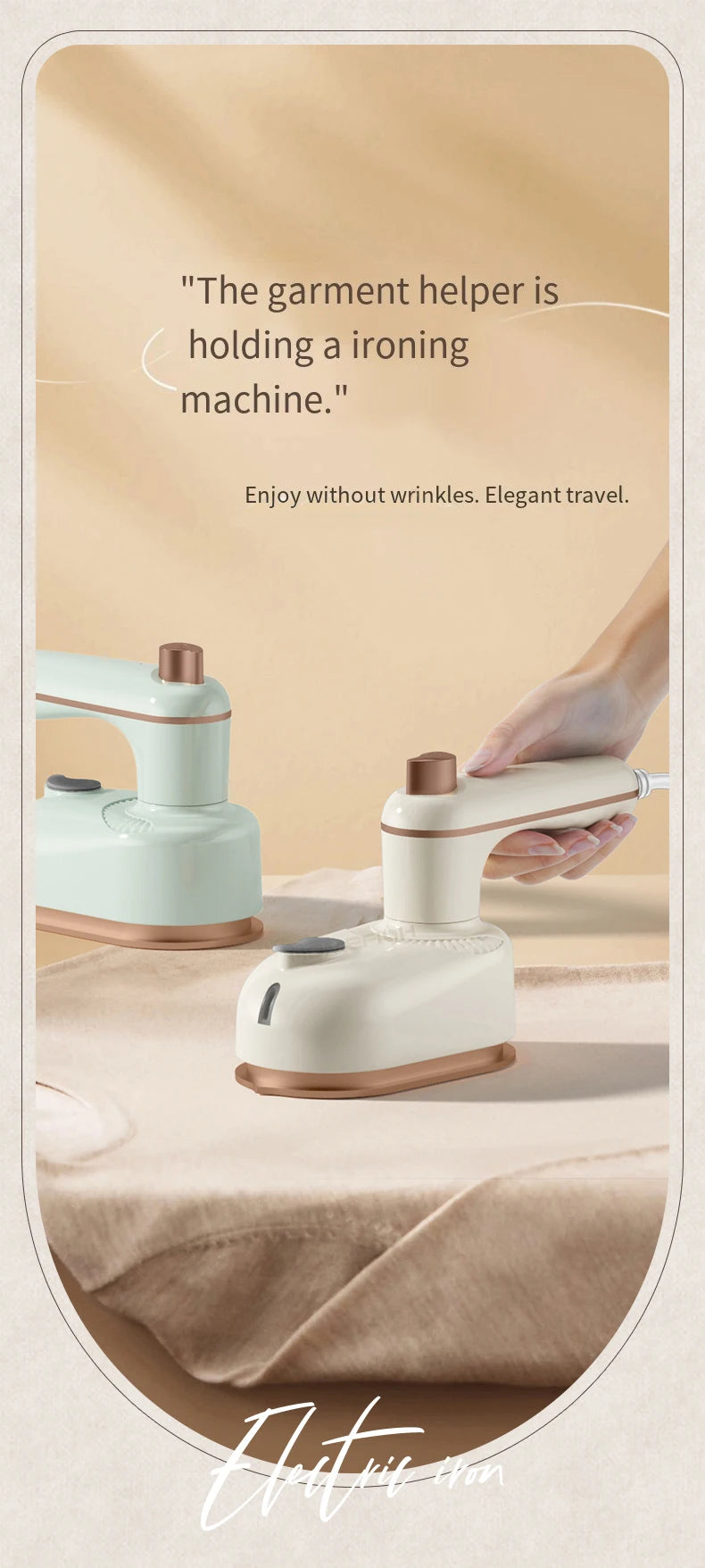 CowLost | product_id-mini-rotating-electric-travel-iron-with-dual-steam-and-dry-use-portable-garment-care-tool |7