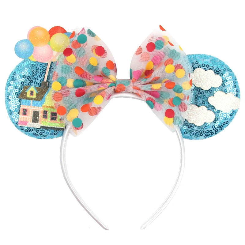 CowLost | cartoon-lilo-stitch-head-band-girls-sequins-bow-hairband |46