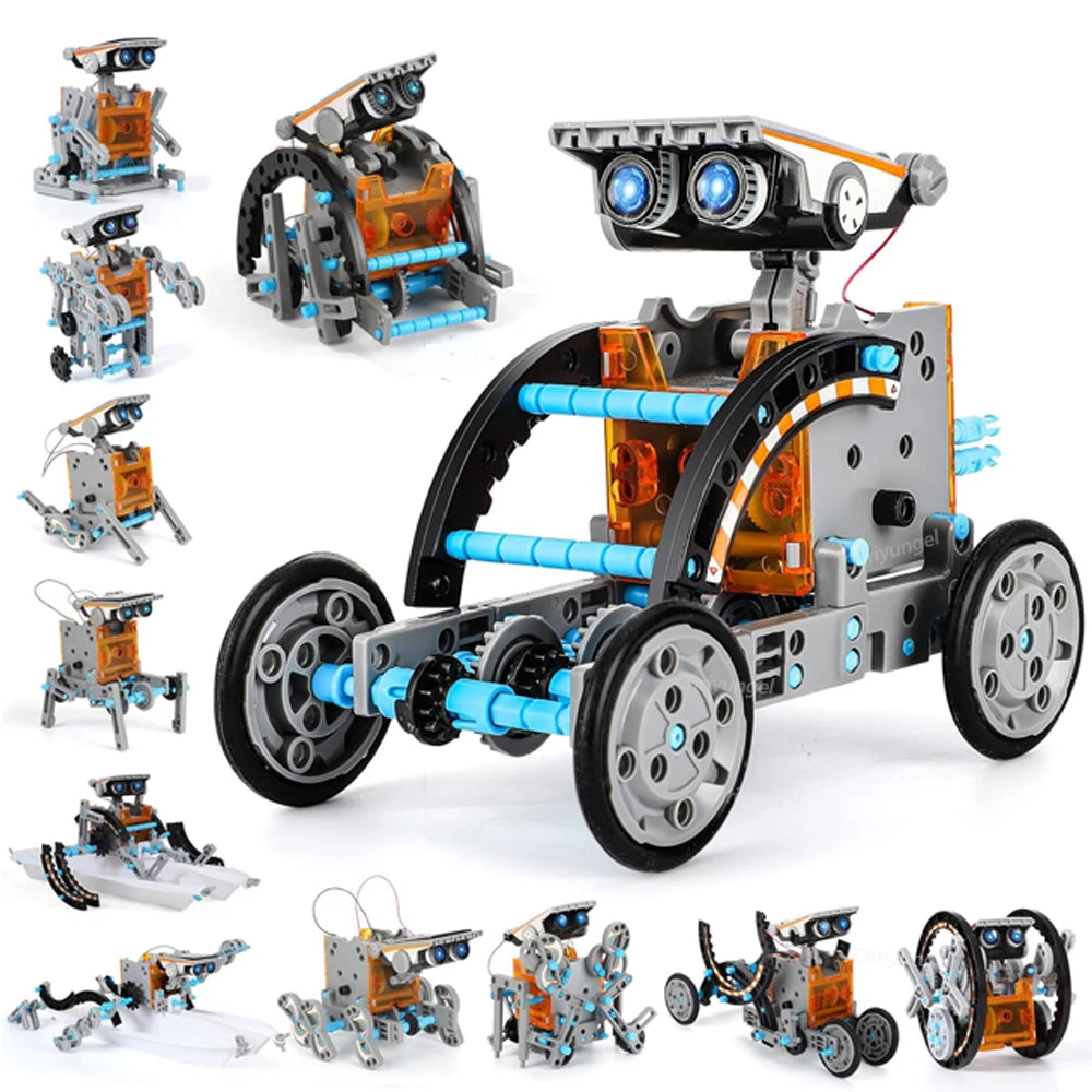 13-in-1 Solar Robot Kit DIY STEM Science Toys for Kids Gifts