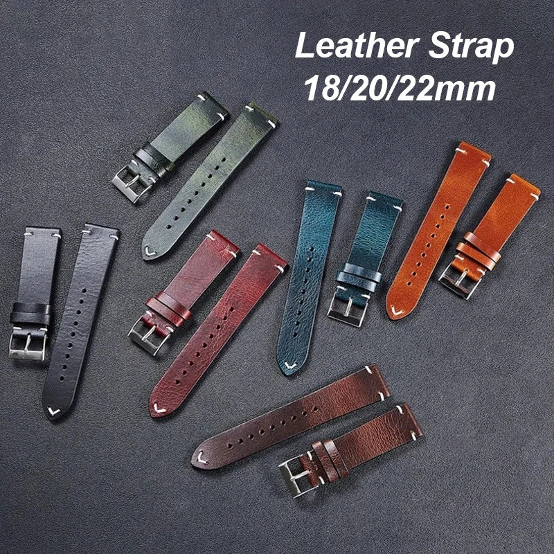 CowLost | product_id-vintage-oil-wax-cowhide-leather-watchband-for-seiko-18-22mm-quick-release-waterproof-strap |7