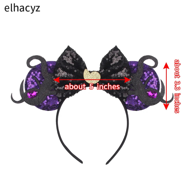 CowLost | disney-maleficent-headbands-kids-cosplay-horns-of-witch |8