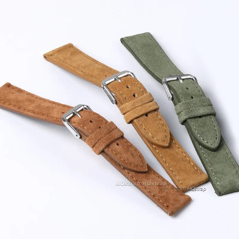 CowLost | product_id-genuine-suede-leather-watchband-18-24mm-handmade-stitching-for-seiko-rolex |5