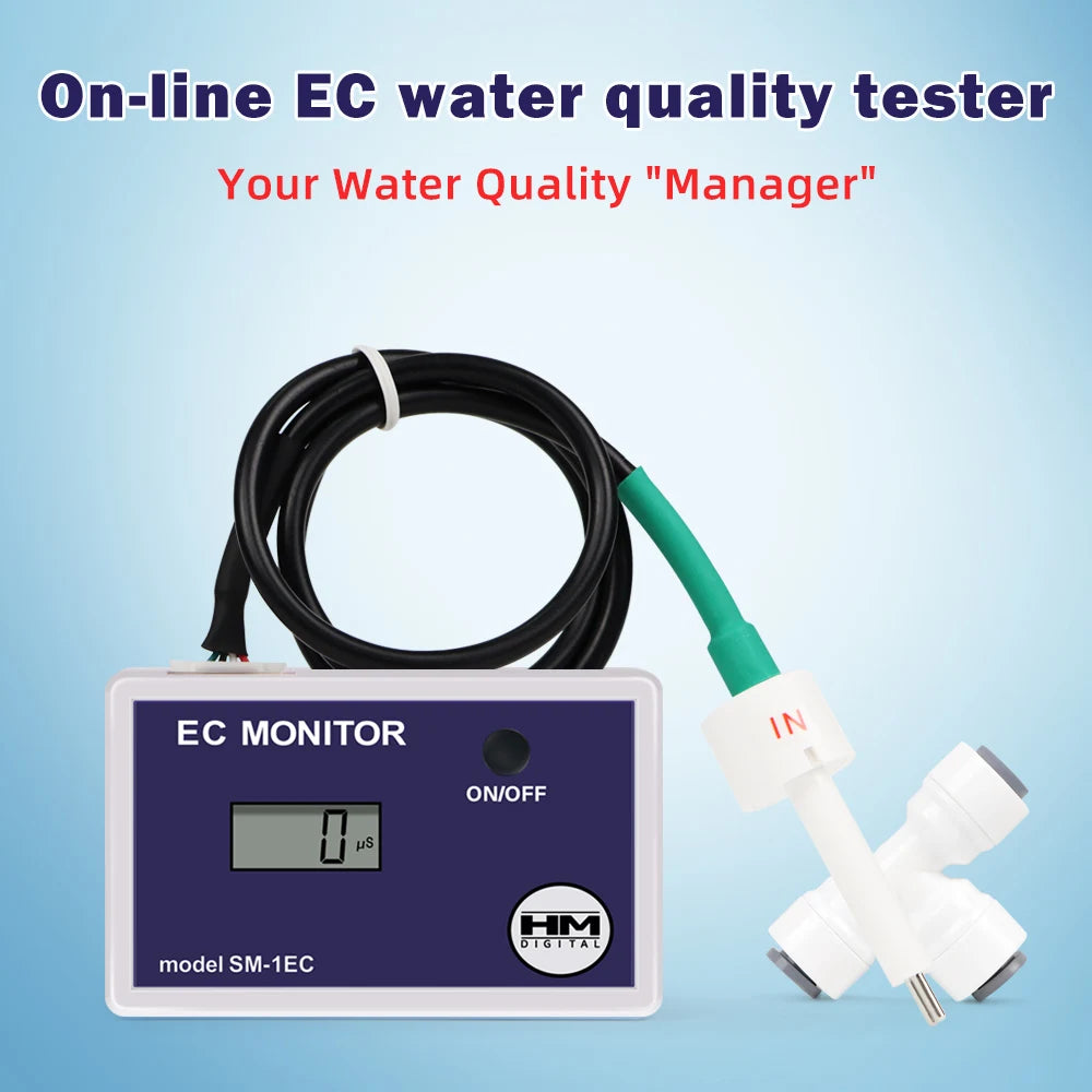 HM Digital Online Water Quality Tester LCD TDS/EC Meter PPM Detection for Pool Laboratory