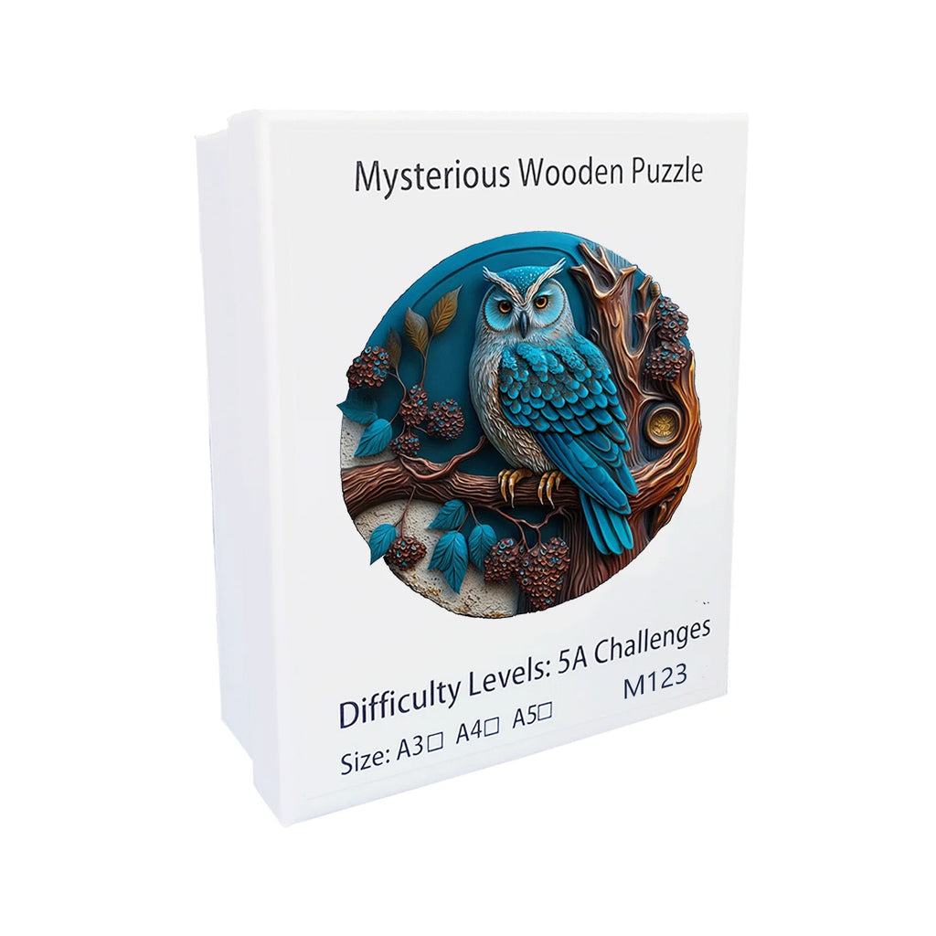 CowLost | product_id-3d-wooden-owl-puzzle-diy-jigsaw-for-adults-and-kids |6
