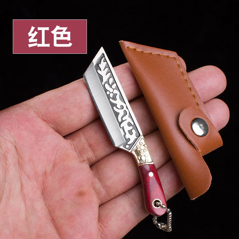 CowLost | activewear-pants-brass-dragon-head-mini-folding-knife-portable-edc-cutter |50