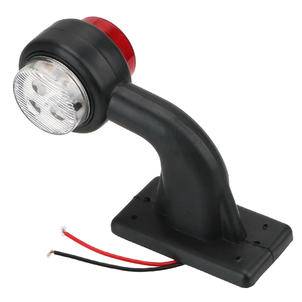 CowLost | truck-lamp-12-24v-led-side-marker-light-indicator-lamp-car-styling-red-white-tail-light-assembly-2pcs-set |2