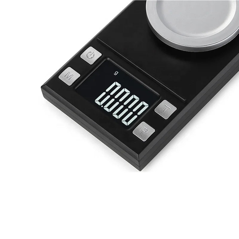 LCD Digital Jewelry Scale 0.001g Accuracy Electronic Gold Diamond Weighing Scale for Kitchen Food