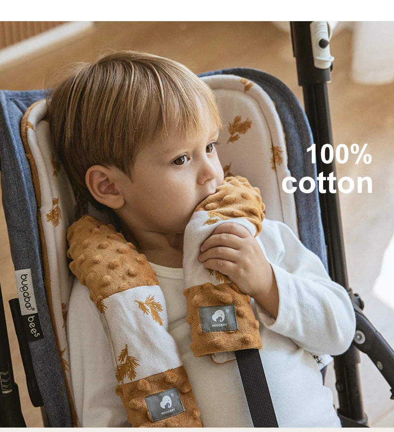 CowLost | seat-belt-cover-2pcs-set-baby-car-pram-belt-pad-kids-shoulder-protector |8