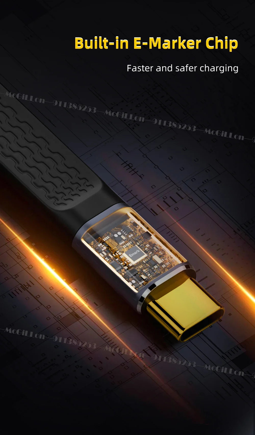 CowLost | product_id-mcgillon-240w-usb-4-0-gen3-type-c-to-type-c-cable-5a-quick-charge-thunderbolt-3-40gbps-8k-60hz |14